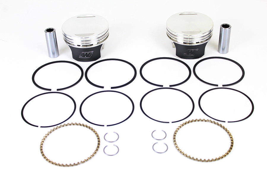Wiseco Tracker Series Piston Set .010 Oversize 1984 / 1998 FLT 1991 / 1998 FXD 1984 / 1999 FXST 1984 / 1994 FXR 1986 / 1999 FLST