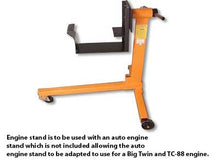 Load image into Gallery viewer, Engine Stand 1936 / 1940 EL 1941 / 1984 FL 1971 / 1984 FX 1986 / 1998 FLST 1979 / 1998 FLT 1979 / 1998 FLT 1991 / 1998 FXD 1984 / 1998 FXST 1982 / 1994 FXR 1982 / 1994 FXR