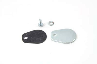 Zinc Speedometer Block Off Plate Kit 1936 / 1940 EL 1941 / 1984 FL 1971 / 1984 FX
