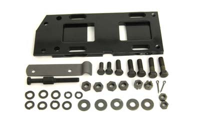 Transmission Mounting Plate Kit Black 1958 / 1964 FL