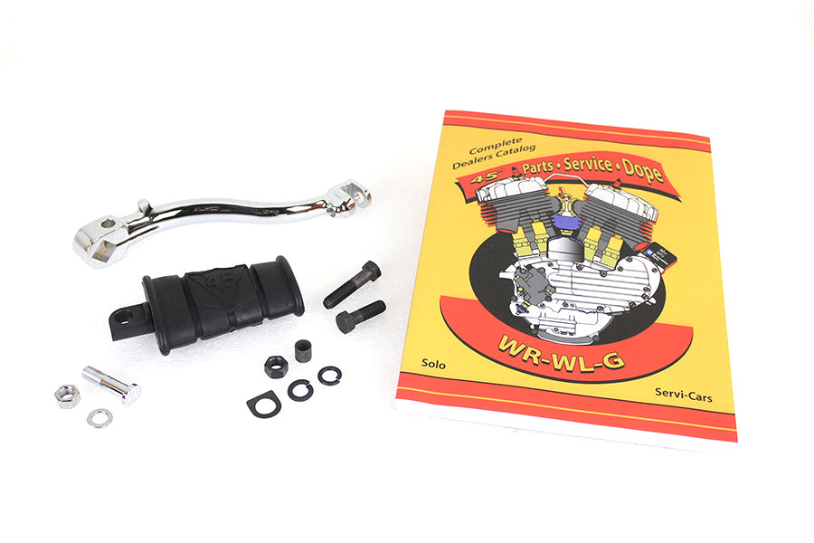 WL 45 Kick Starter Arm Assembly Chrome 1941 / 1952 W