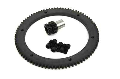 84 Tooth Clutch Drum Ring Gear Kit Chain Drive 1990 / 1993 FXST 1990 / 1993 FLST 1990 / 1993 FLT 1990 / 1993 FXR