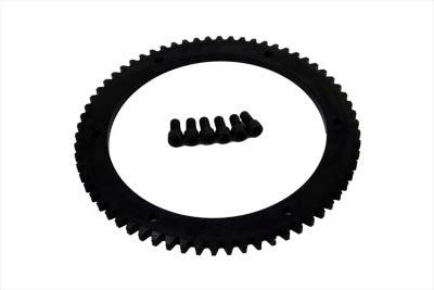 66 Tooth Clutch Drum Starter Ring Gear Bolt-On 1991 / 1993 FXST 1991 / 1993 FLST 1991 / 1993 FLT 1991 / 1993 FXR 1991 / 1993 FXD