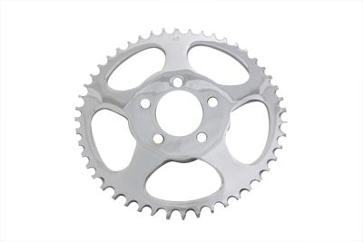 Rear Sprocket Chrome 48 Tooth 0 /  Custom application with offset0 /  Custom application with offset