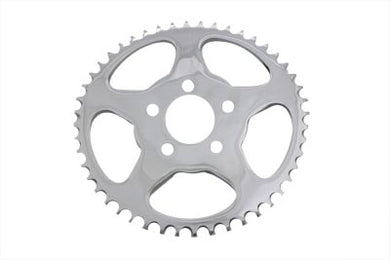 Rear Sprocket Flat Chrome 48 Tooth 0 /  Custom application1982 / 1999 XL