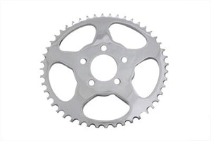 Rear Sprocket Flat Chrome 48 Tooth 0 /  Custom application1982 / 1999 XL