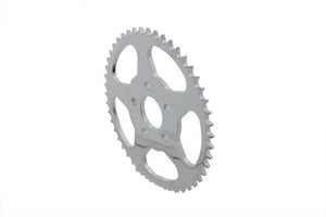 Rear Sprocket Flat Chrome 48 Tooth 0 /  Custom application1982 / 1999 XL