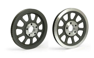 Black Rear Belt Pulley 66 Tooth 2007 / 2011 FLST 2007 / 2011 FXST
