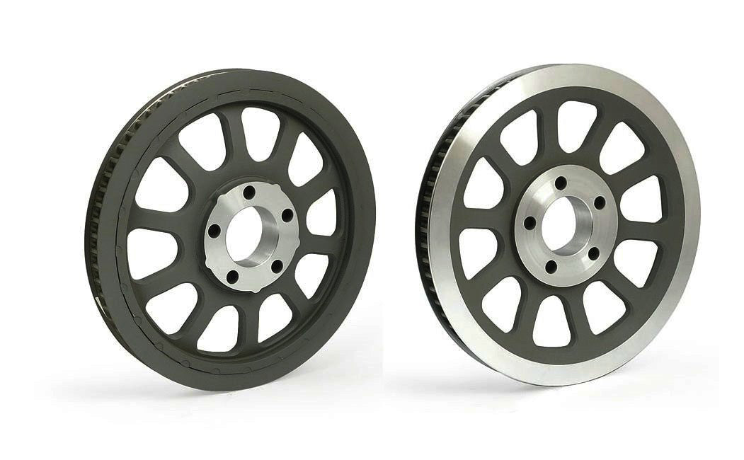 Black Rear Belt Pulley 66 Tooth 2007 / 2011 FLST 2007 / 2011 FXST