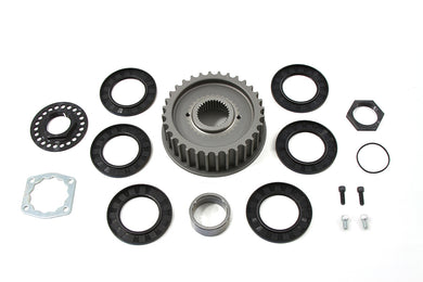 Front Drive Pulley Kit 32 Tooth 1984 / 1993 FXST 5-speed1986 / 1993 FLST 5-speed1984 / 1993 FLT 5-speed1984 / 1993 FXR 5-speed1991 / 1993 FXD 5-speed