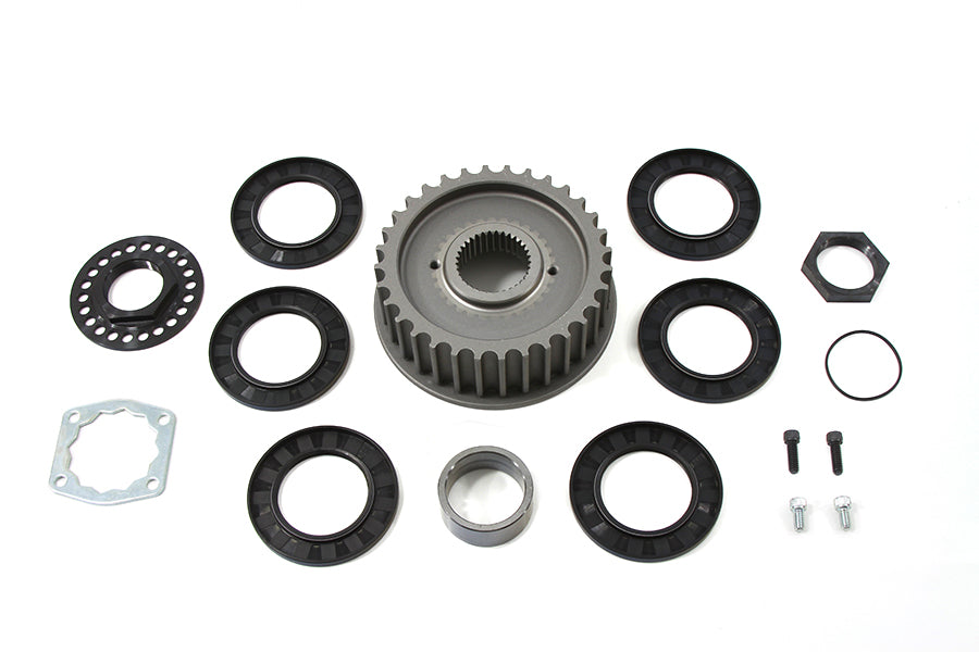 Front Drive Pulley Kit 32 Tooth 1984 / 1993 FXST 5-speed1986 / 1993 FLST 5-speed1984 / 1993 FLT 5-speed1984 / 1993 FXR 5-speed1991 / 1993 FXD 5-speed