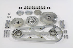 Belt Drive Outboard Support Kit Chrome with Hardware 0 /  Custom application for 3 BDL & York units"