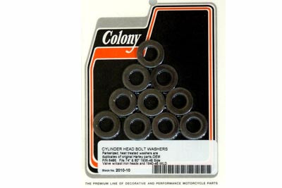 Cylinder Head Bolt Washer Set Parkerized 1936 / 1940 EL 1941 / 1947 FL