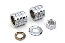 Load image into Gallery viewer, Front Axle Spacer Kit Groove Style Chrome 2000 / 2006 FXST Front Fitment2000 / 2006 FXDWG Front Fitment