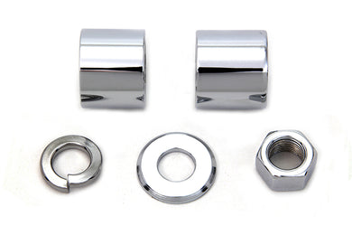 Front Axle Spacer Kit Smooth Style Chrome 2000 / 2006 FXST Front Fitment2000 / 2006 FXDWG Front Fitment