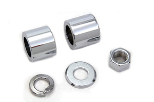 Front Axle Spacer Kit Smooth Style Chrome 2000 / 2006 FXST Front Fitment2000 / 2006 FXDWG Front Fitment