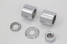 Load image into Gallery viewer, Front Axle Spacer Kit Smooth Style Chrome 2000 / 2006 FXST Front Fitment2000 / 2006 FXDWG Front Fitment