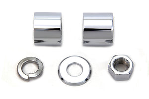 Front Axle Spacer Kit Smooth Style Chrome 2000 / 2006 FXST Front Fitment2000 / 2006 FXDWG Front Fitment