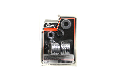 Chrome Groove Style Front Axle Spacer Kit 2000 / 2007 FLT Front Fitment