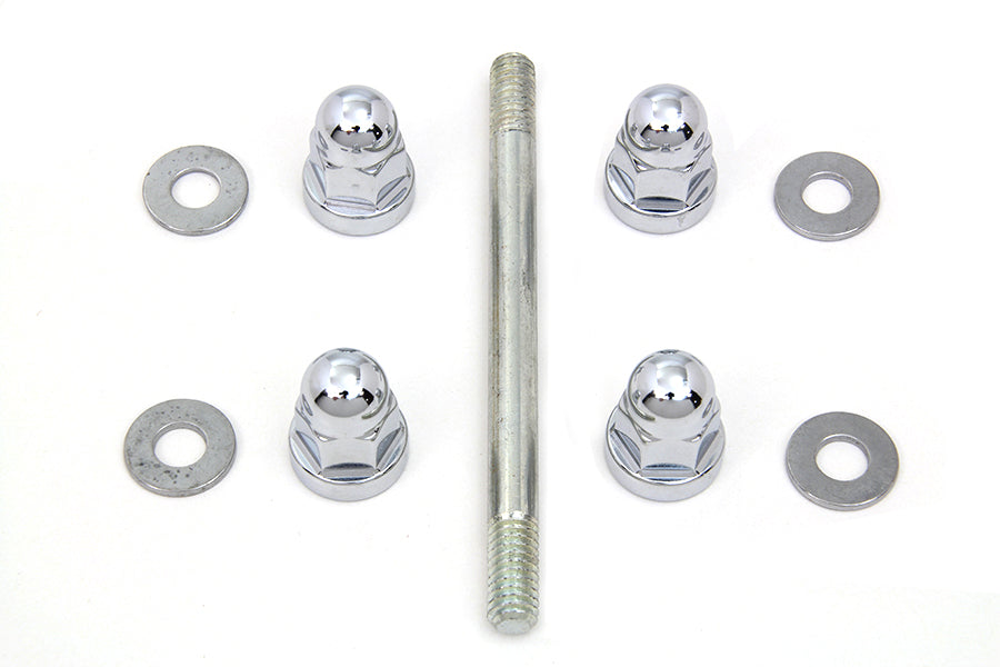 Gas Tank Mount Kit Chrome 1991 / 2017 FXD 2005 / UP FXDWG