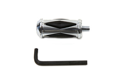 Shifter Footpeg Chrome Diamond Shape 1952 / 1984 FL 1979 / UP FLT 1971 / 1984 FX 1984 / UP FXST 1986 / UP FLST 1982 / 1994 FXR 1982 / 1994 FXR 1991 / 2017 FXD 1957 / UP XL