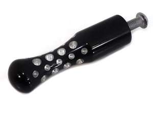 Black Agostini Shifter Footpeg Contour Style