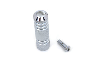 Chrome Knurled Five Grooved Shifter Peg 1952 / 1984 FL 1979 / UP FLT 1979 / UP FLT 1984 / 1994 FXR 1984 / 1994 FXR 1984 / UP FXST 1984 / UP FXST 1986 / UP FLST 1991 / 2017 FXD 1952 / UP XL 1971 / 1984 FX
