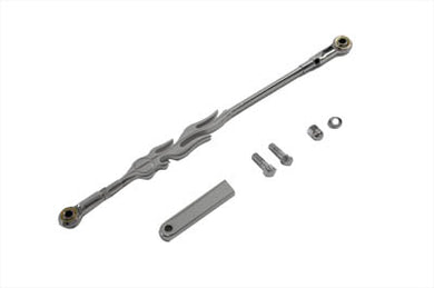 Chrome Flame Style Shifter Rod Kit 2000 / UP FXST 2000 / UP FLST
