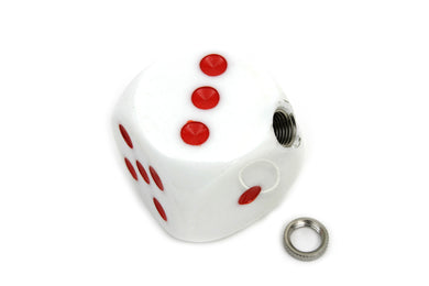 White Dice Style Shifter Knob 1941 / 1984 FL 1936 / 1973 G 1936 / 1952 W