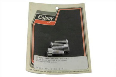 Headlamp Mount Kit Polished 2002 / UP VRSC