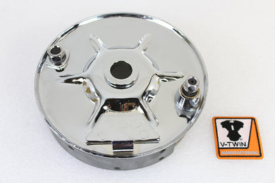 Rear Mechanical Brake Backing Plate Kit Chrome 1936 / 1940 EL 1941 / 1957 FL 1937 / 1948 VL