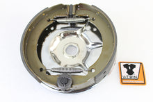 Load image into Gallery viewer, Rear Mechanical Brake Backing Plate Kit Chrome 1936 / 1940 EL 1941 / 1957 FL 1937 / 1948 VL