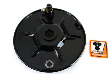 Rear Mechanical Brake Backing Plate Kit Black 1936 / 1940 EL 1941 / 1957 FL 1937 / 1948 VL