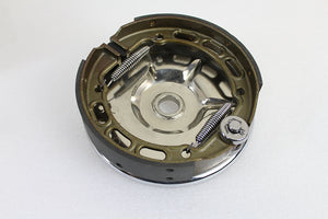 Rear Mechanical Brake Backing Plate Kit Chrome 1936 / 1940 EL 1941 / 1957 FL 1937 / 1948 VL