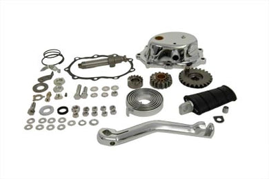 Complete Kick Starter Kit Chrome 1936 / 1940 EL 1937 / 1948 UL 1941 / 1984 FL 1971 / 1984 FX