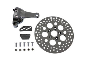 Chrome Rear 4 Piston Caliper and 11-1/2" Disc Kit 1983 / 2003 XL