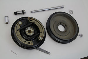 Dual Cam Brake Backing Plate and Brake Drum Kit Black 1936 / 1948 EL 1941 / 1948 FL 1941 / 1957 G