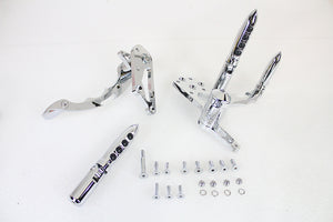 Billet Forward Control Kit Chrome 0 /  Custom application with pre-1999 mounting holes