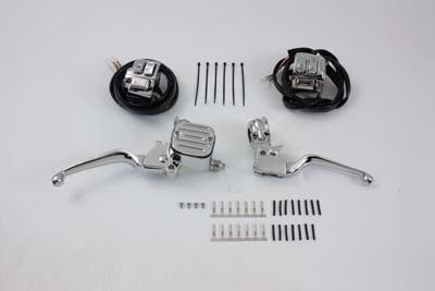 Chrome Handlebar Control Kit 2007 / 2011 FXST 2007 / 2011 FLST