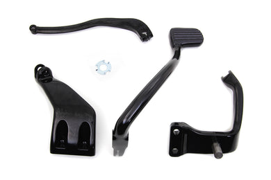 Black Further Forward Mid-Control Kit 2006 / 2017 FXD with mid-controls2014 / 2017 FXDL