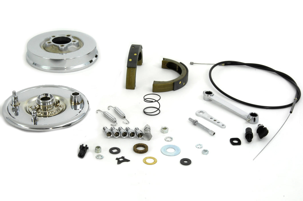 Spring Fork Front Brake Kit Chrome 1936 / 1948 UL 1936 / 1940 EL 1941 / 1948 FL