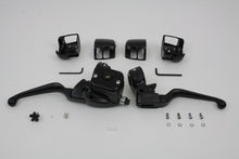 Load image into Gallery viewer, Smooth Contour Handlebar Control Kit Black 1996 / 2006 FLST 1996 / 2006 FXST 1996 / 2006 FXD 1996 / 2003 XL 1996 / 2006 FXDWG