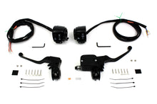 Load image into Gallery viewer, Handlebar Control Kit Black 1996 / 2006 FXST 1996 / 2006 FLST 1996 / 2006 FXD 1996 / 2003 XL