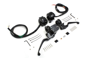 Handlebar Control Kit Black 1996 / 2006 FXST 1996 / 2006 FLST 1996 / 2006 FXD 1996 / 2003 XL