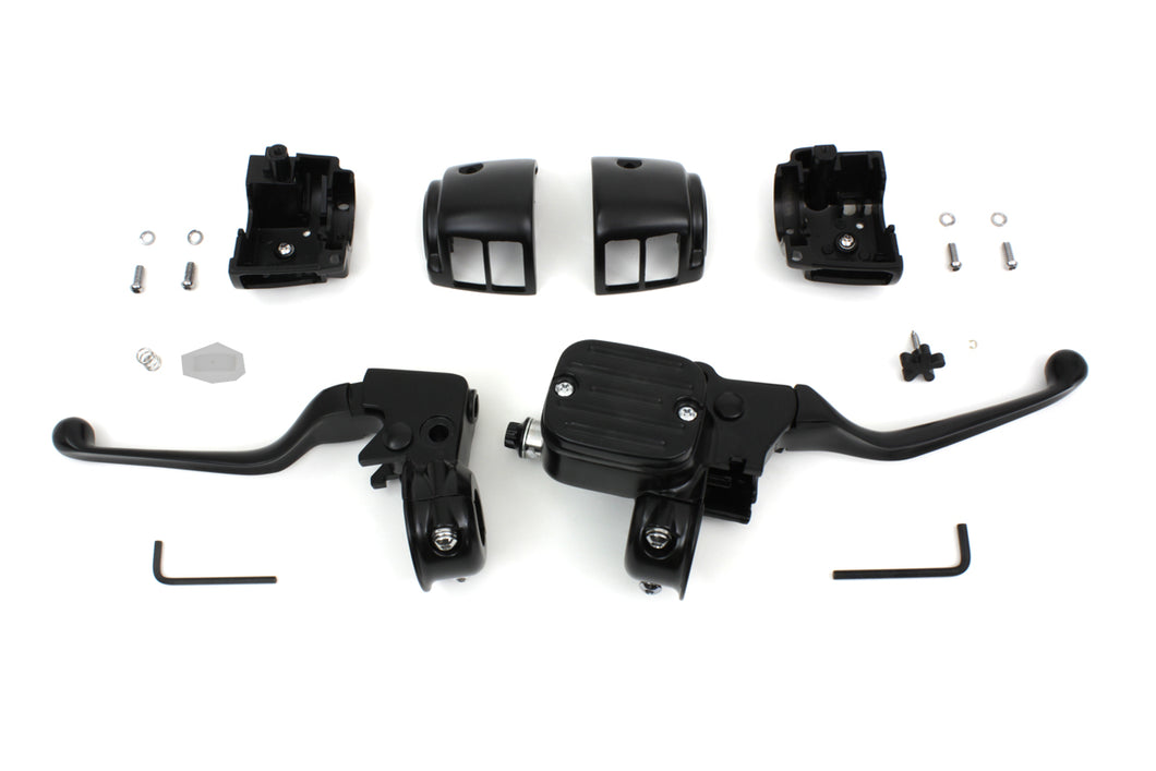 Contour Style Handlebar Control Kit Black 1996 / 2006 FXST 1996 / 2003 XL 1996 / 2006 FLST 1996 / 2006 FLT 1996 / 2006 FXD 1996 / 2006 FXDWG