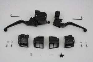 Contour Style Handlebar Control Kit Black 1996 / 2006 FXST 1996 / 2003 XL 1996 / 2006 FLST 1996 / 2006 FLT 1996 / 2006 FXD 1996 / 2006 FXDWG