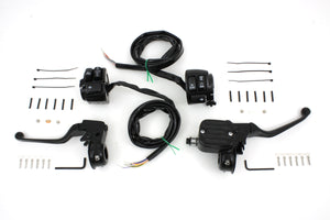 Handlebar Control Kit with Switches Black 1996 / 2006 FXST 1996 / 2003 XL 1996 / 2006 FLST 1996 / 2006 FXD