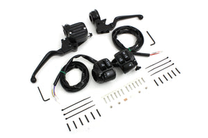 Handlebar Control Kit with Switches Black 1996 / 2006 FXST 1996 / 2003 XL 1996 / 2006 FLST 1996 / 2006 FXD