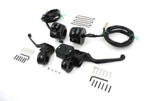 Load image into Gallery viewer, Smooth Contour Handlebar Control Kit Black 1996 / 2007 FLST 1996 / 2007 FXST 1996 / 2007 FXD 1996 / 2003 XL