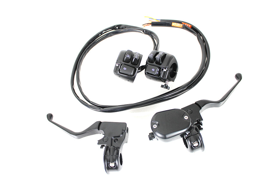 Handlebar Control Kit with Switches Black 2007 / 2013 XL